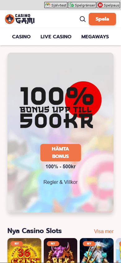 Casino_Gami_homepage_mobile