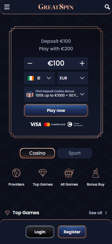 greatspin_casino_homepage_mobile