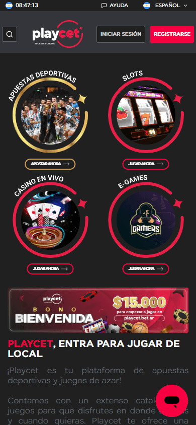 Playcet_Casino_homepage_mobile