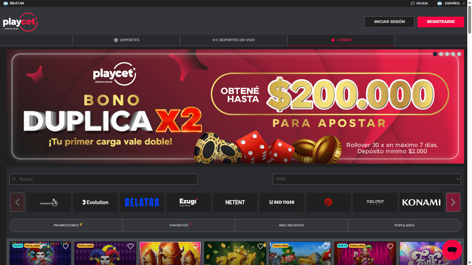 Playcet_Casino_game_gallery_desktop