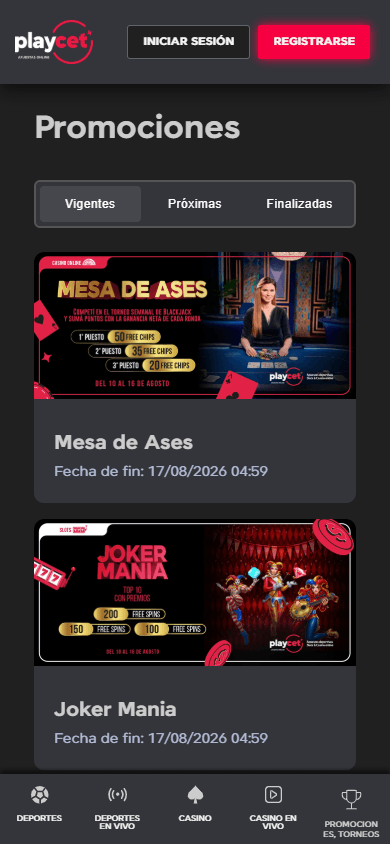 Playcet_Casino_promotions_mobile