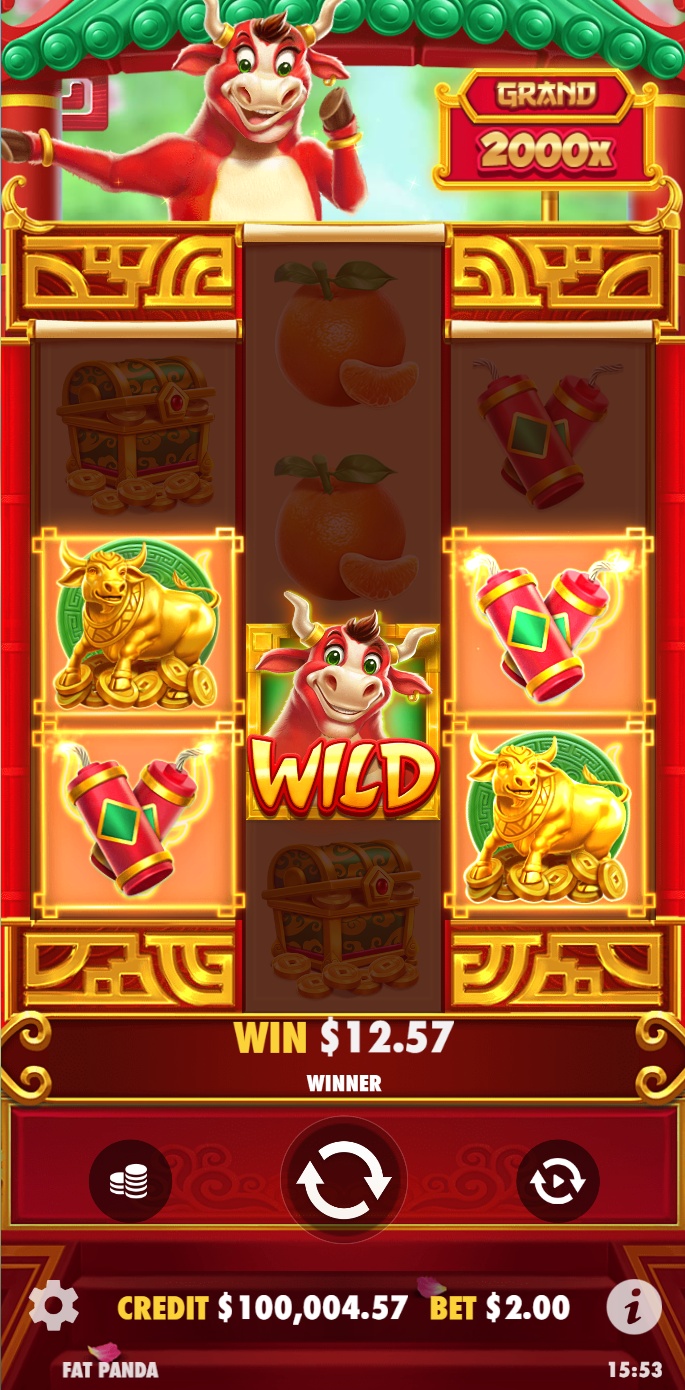 Lucky Ox slot win
