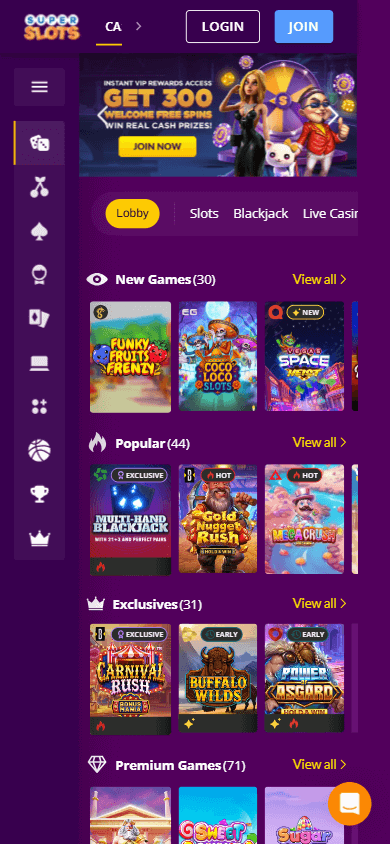 Super_Slots_Casino_homepage_mobile