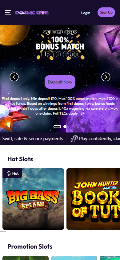 Cosmic_Spins_Casino_homepage_mobile