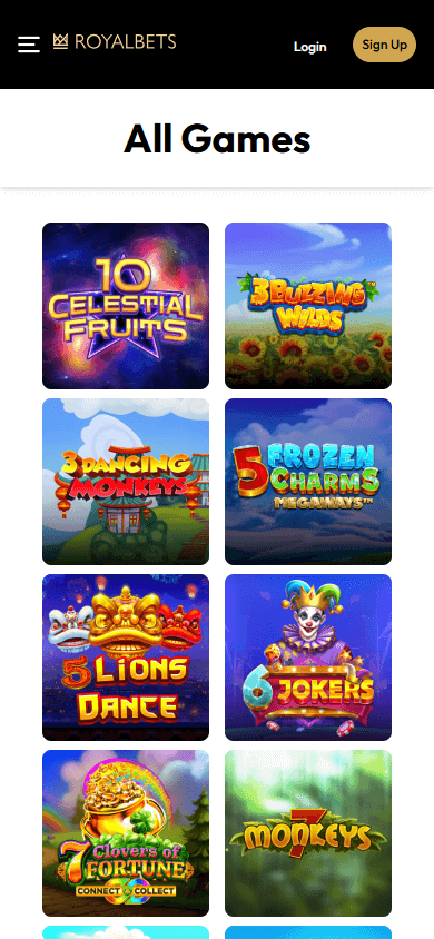 Royalbets_Casino_game_gallery_mobile