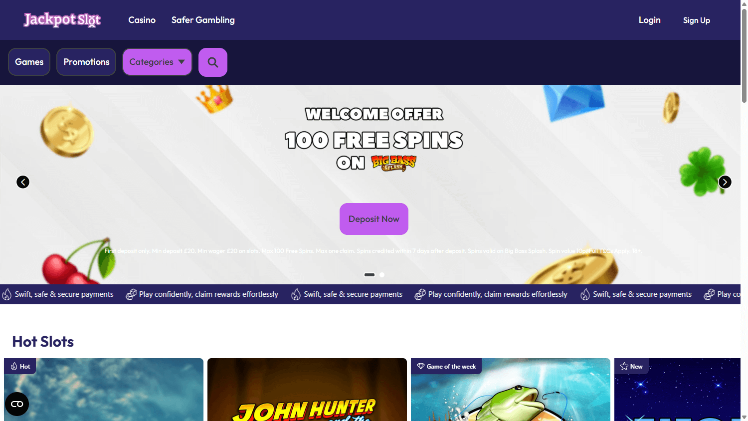 Jackplot_Slot_Casino_homepage_desktop