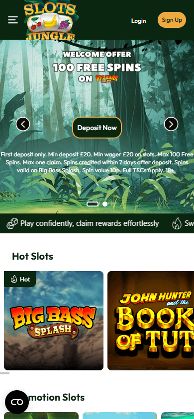 Slots_Jungle_Casino_homepage_mobile