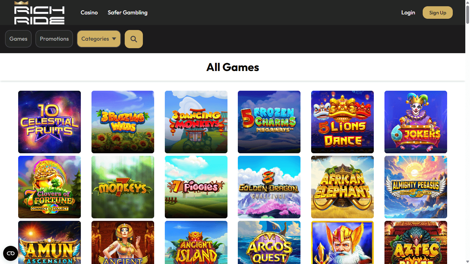 Rich_Ride_Casino_game_gallery_desktop