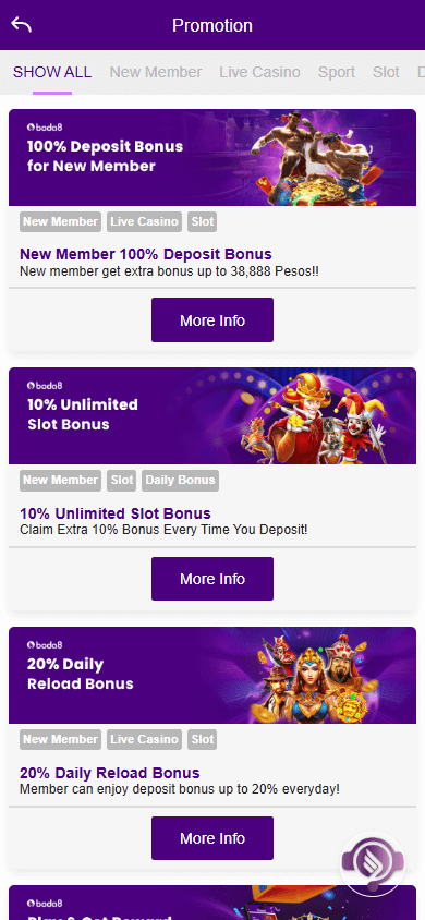 Boda8_Casino_PH_promotions_mobile
