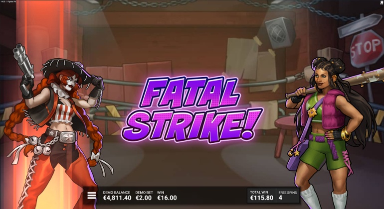Fighter Pit slot - Fatal Strike Feature