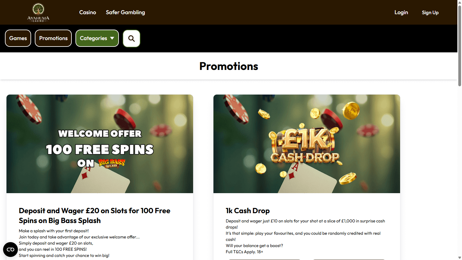 ayahuma_casino_promotions_desktop