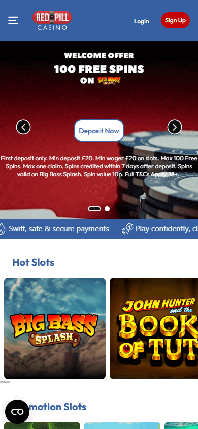 redpill_casino_homepage_mobile