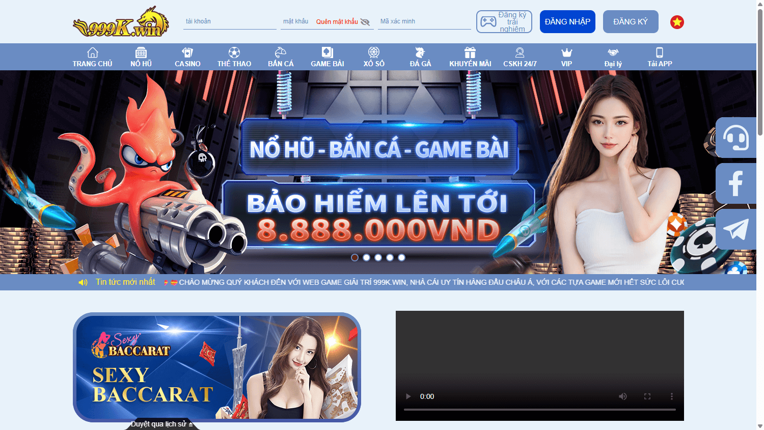 999K.win_Casino_homepage_desktop