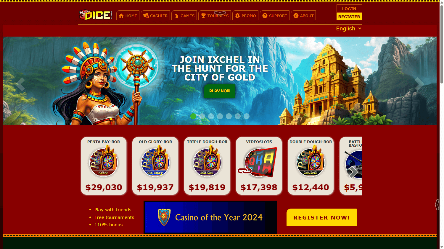 3DICE_Casino_homepage_desktop