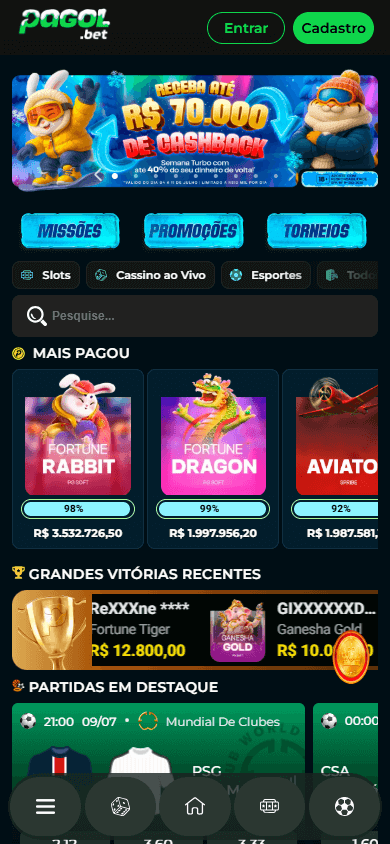 pagolbet_casino_homepage_mobile