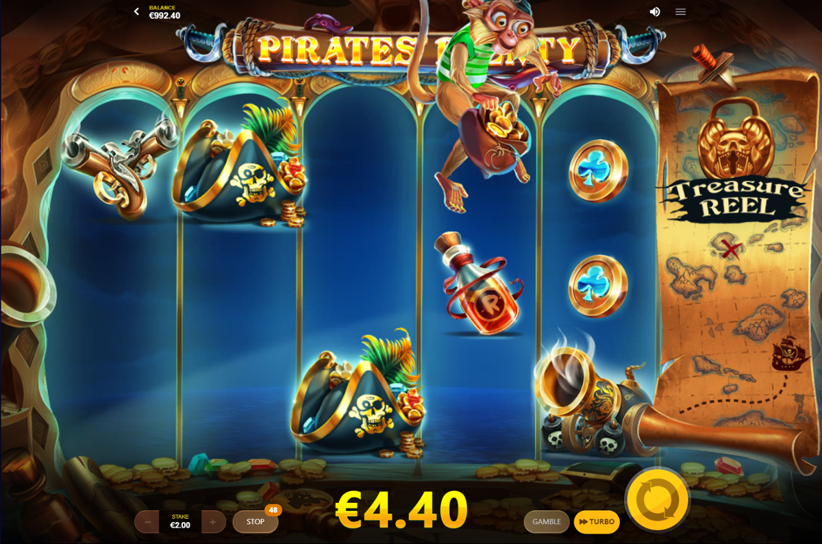 Pirate's Plenty slot Monkey Wild symbol