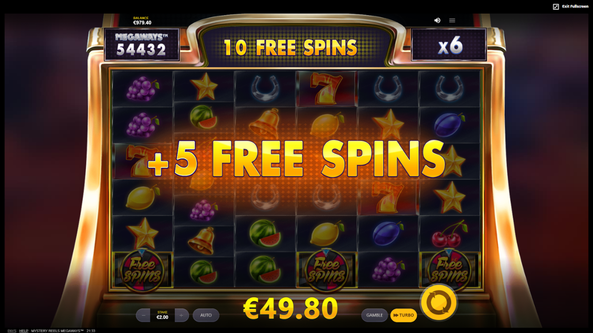 Mystery Reels Megaways extra free spins
