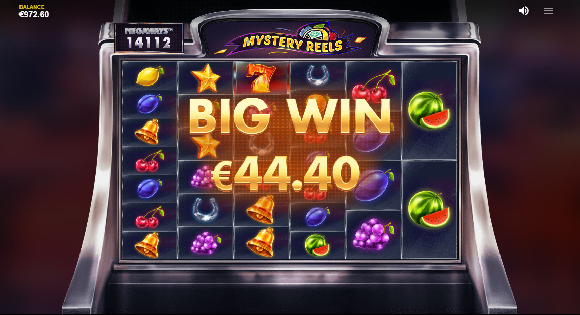 Mystery Reels Megaways big win