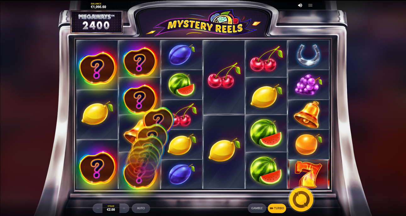 Mystery Reels Megaways bonus feature