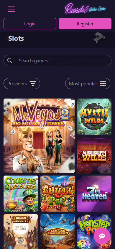 Ricardo's_Casino_game_gallery_mobile