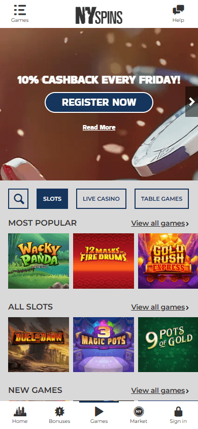 nyspins_casino_homepage_mobile