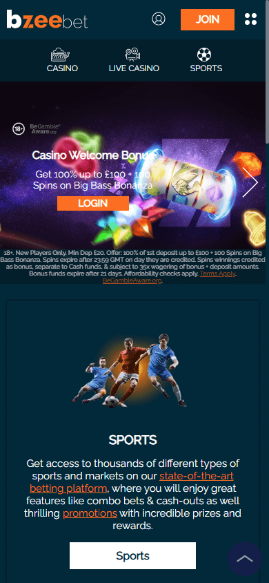 bzeebet_casino_homepage_mobile