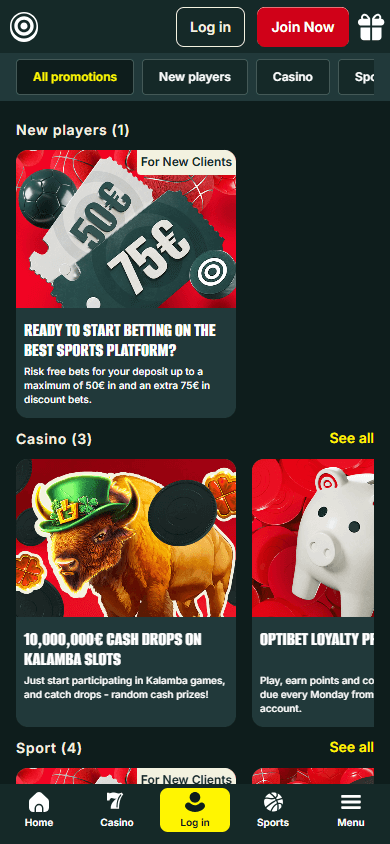 Optibet_Casino_promotions_mobile