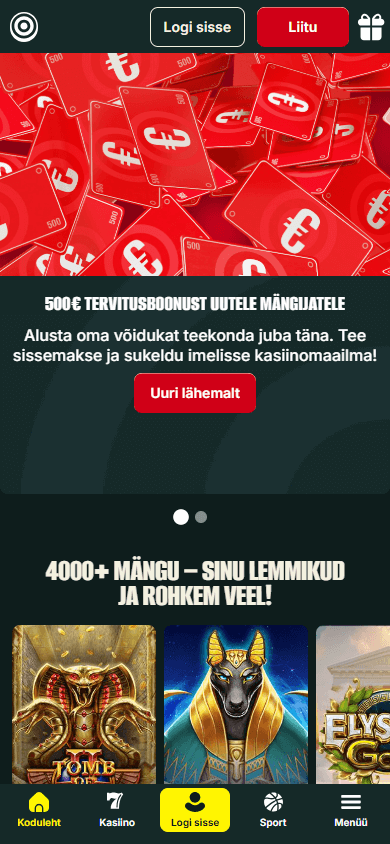 Optibet_Casino_EE_homepage_mobile