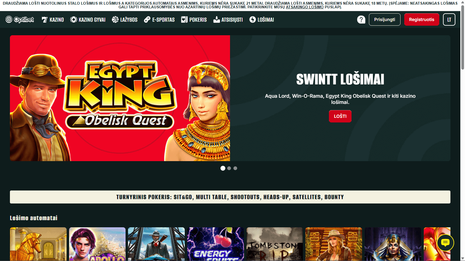 Optibet_Casino_LT_homepage_desktop