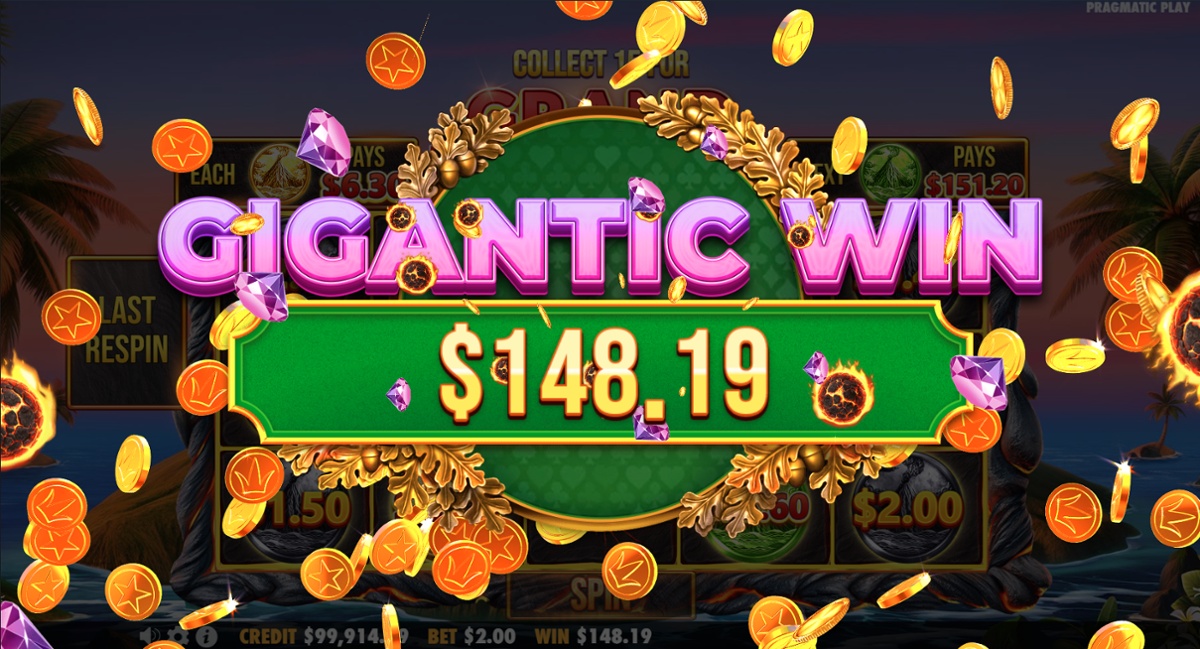 Volcano Goddess slot Big Win