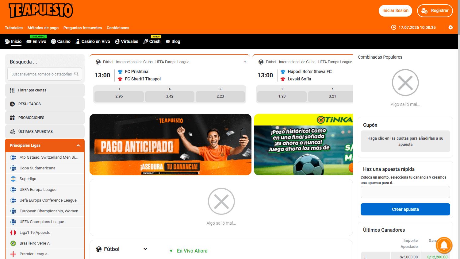 teapuesto_casino_homepage_desktop