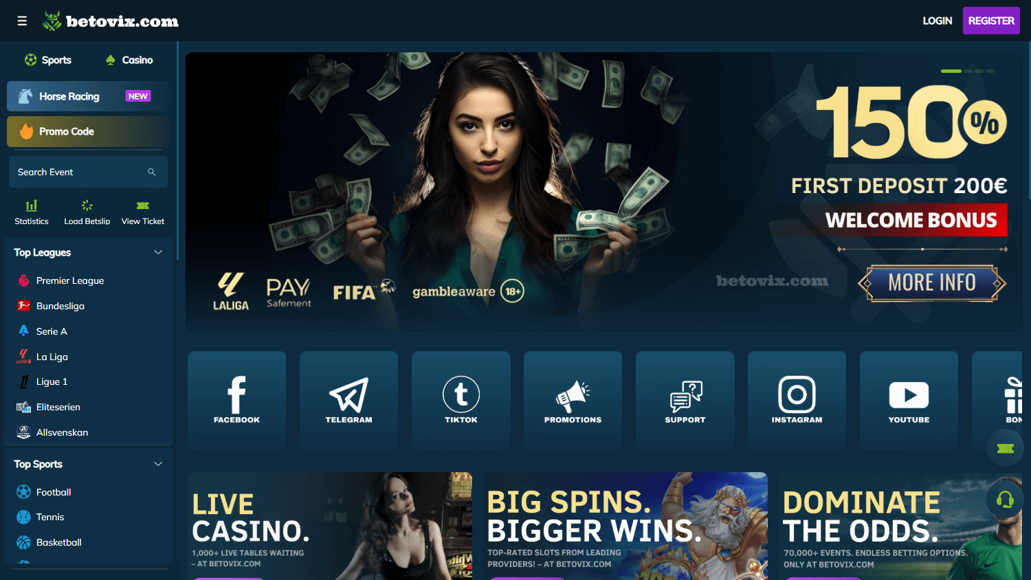 betovix_casino_homepage_desktop