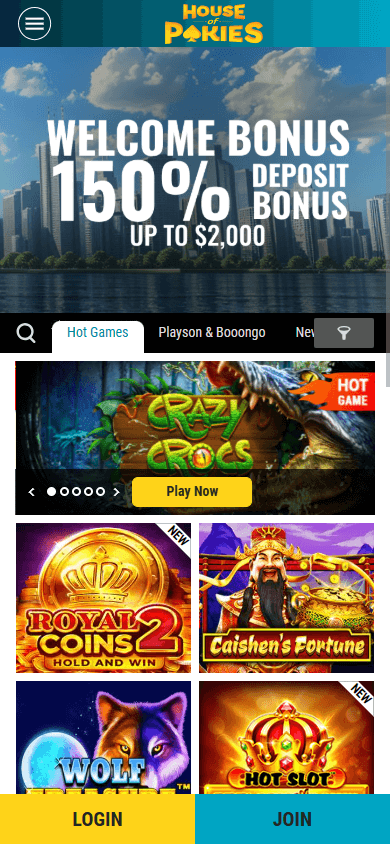 house_of_pokies_casino_homepage_mobile