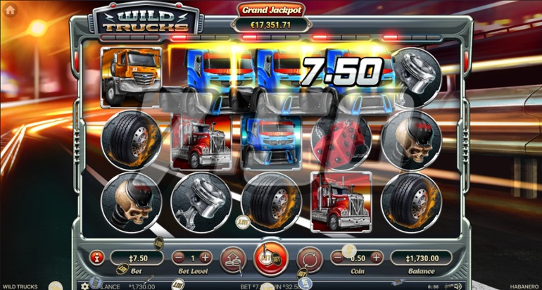 Wild Trucks slot win