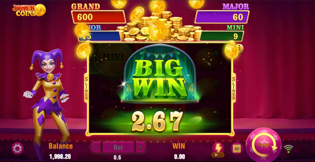 Joker Coins slot big win