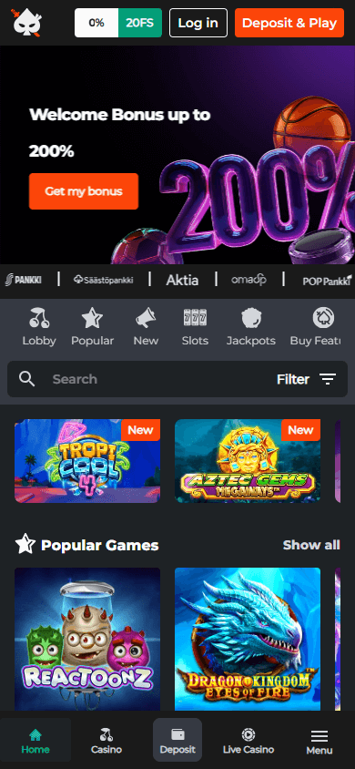 ninja_casino_homepage_mobile