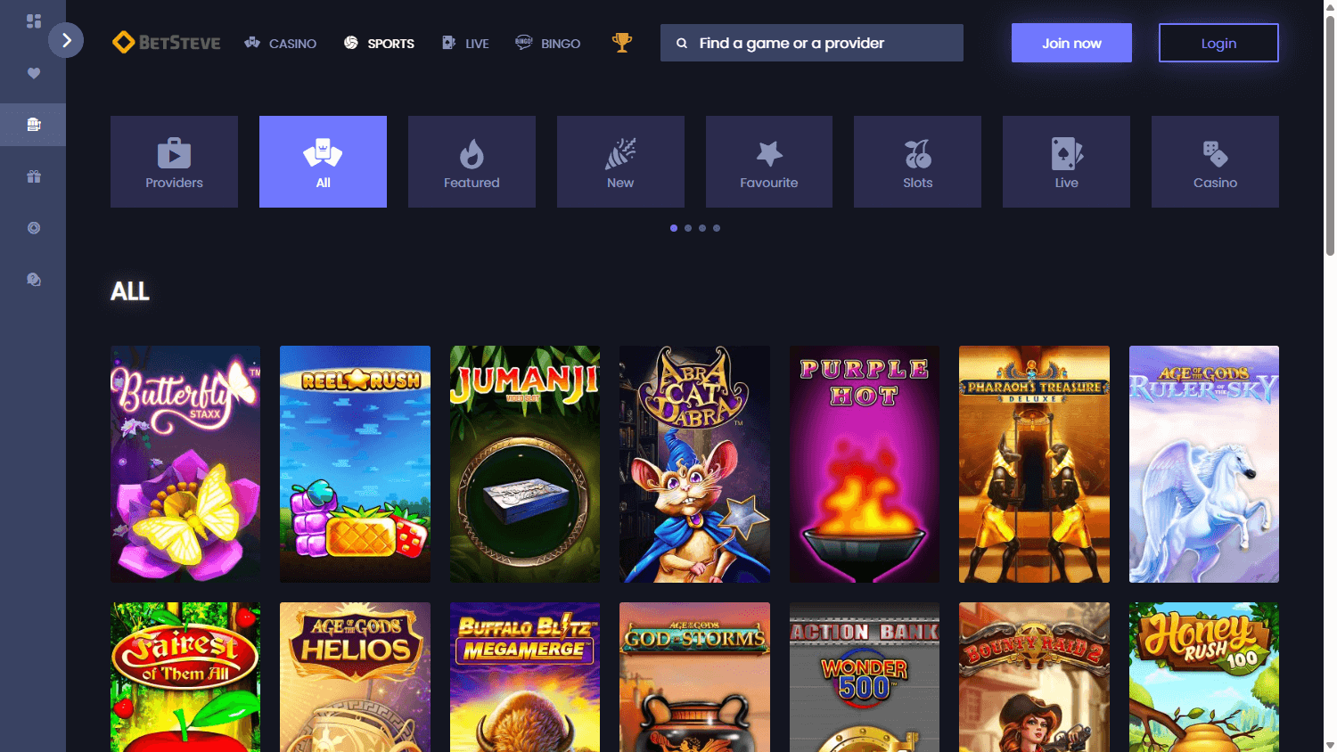 betsteve_casino_game_gallery_desktop