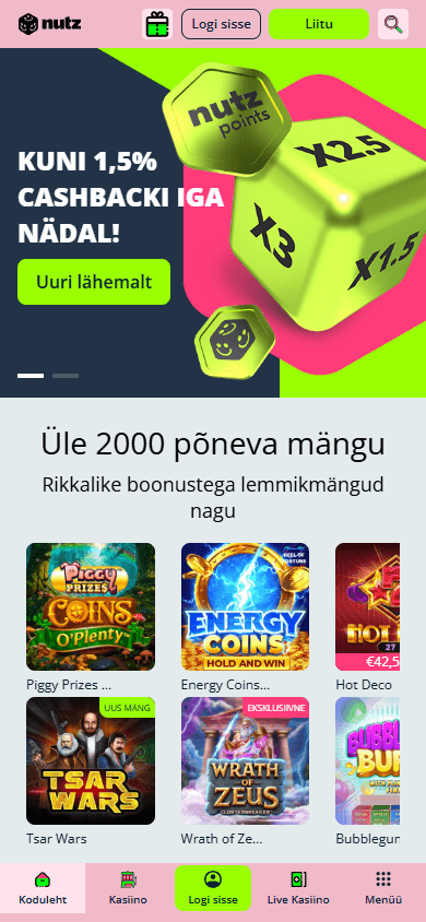 nutz_casino_homepage_mobile