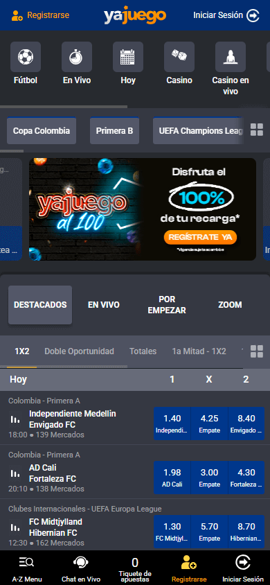 Yajuego_Casino_homepage_mobile