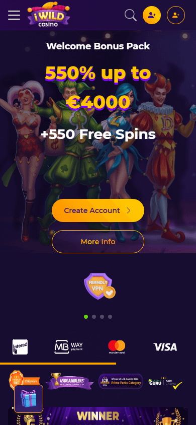 iwild_casino_homepage_mobile