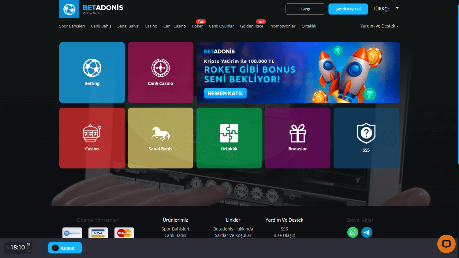betadonis_casino_homepage_desktop