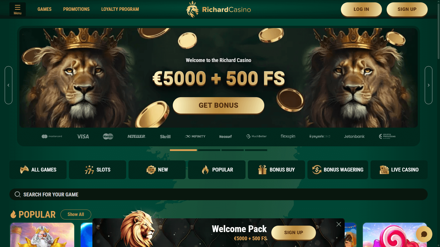 richard_casino_homepage_desktop