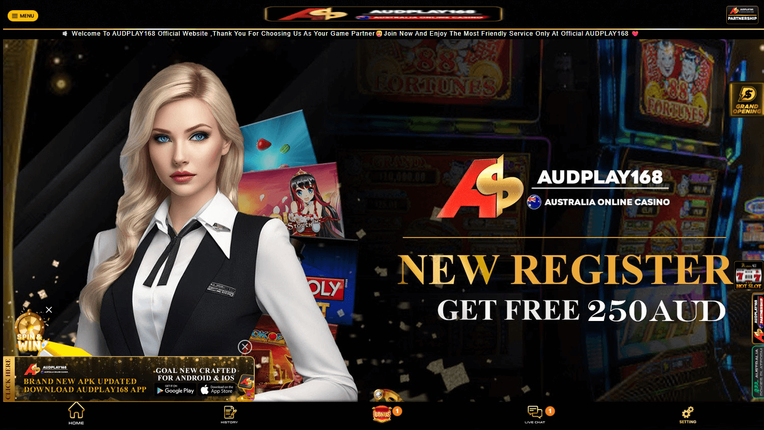 audplay168_casino_homepage_desktop