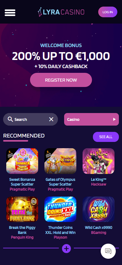 lyracasino_homepage_mobile