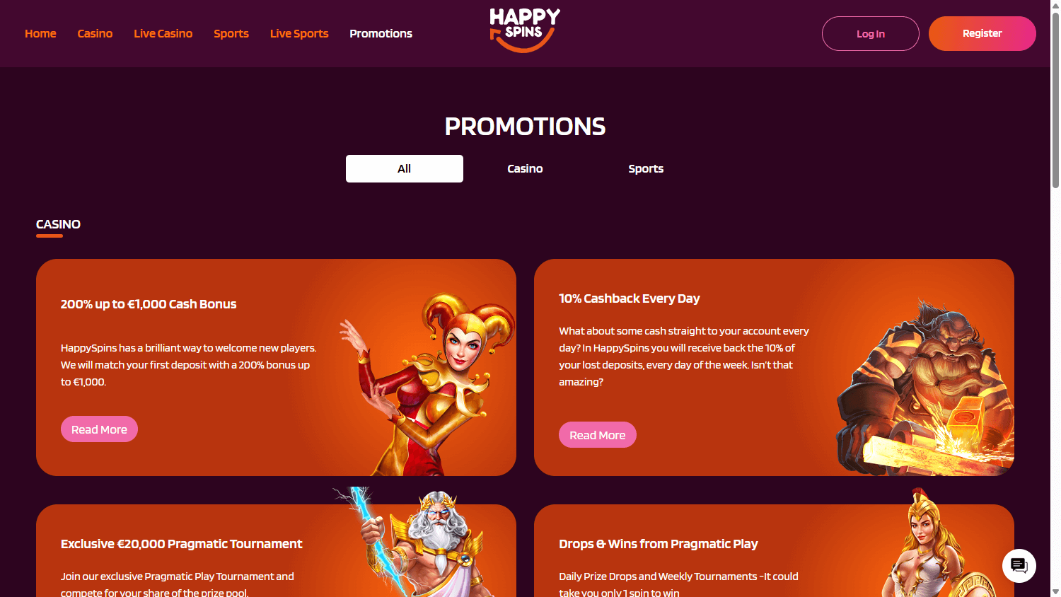 happyspins_casino_promotions_desktop