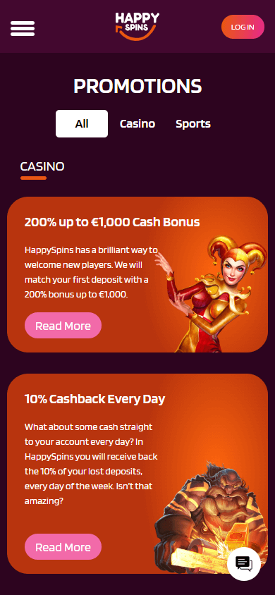 happyspins_casino_promotions_mobile