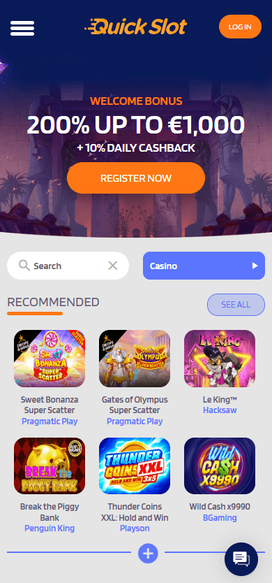 quickslot_casino_homepage_mobile