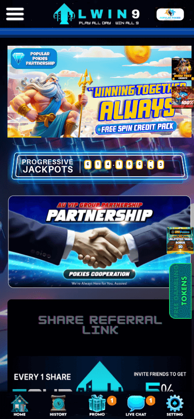 lwin9_casino_homepage_mobile