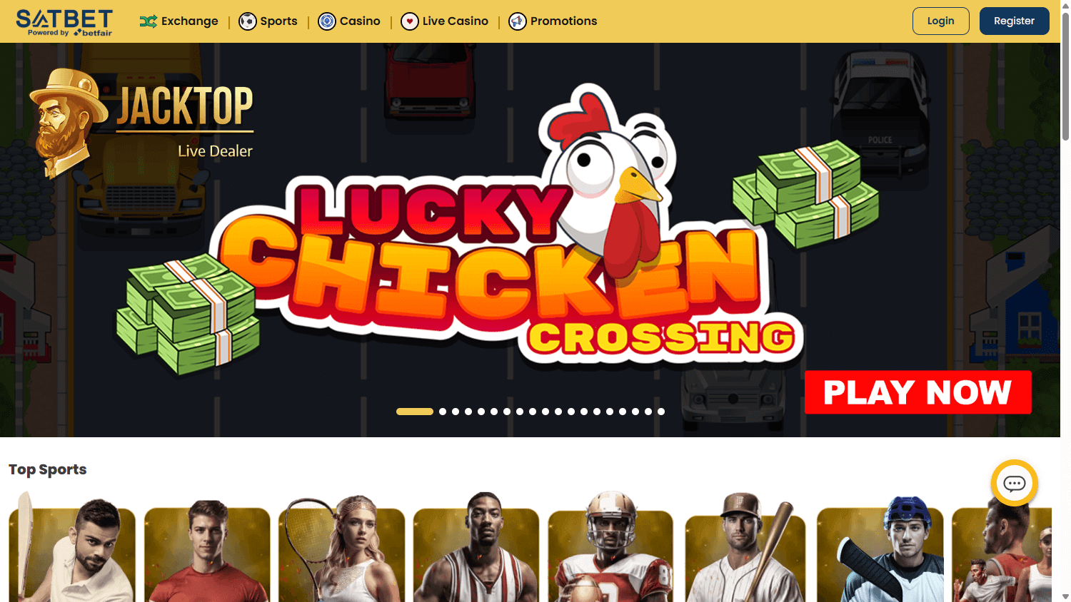 satbet_casino_homepage_desktop