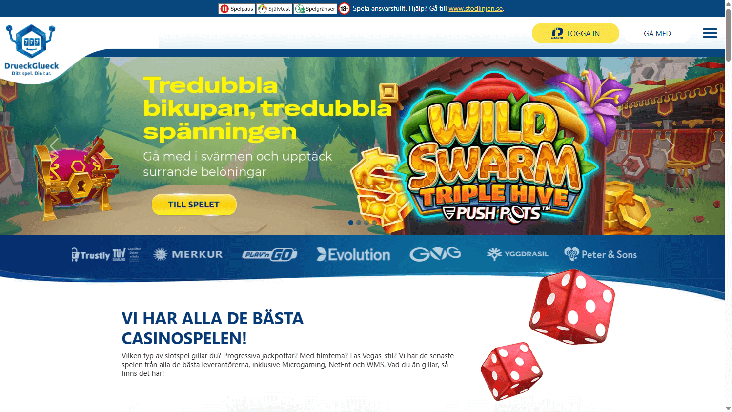 drueckglueck_casino_se_homepage_desktop
